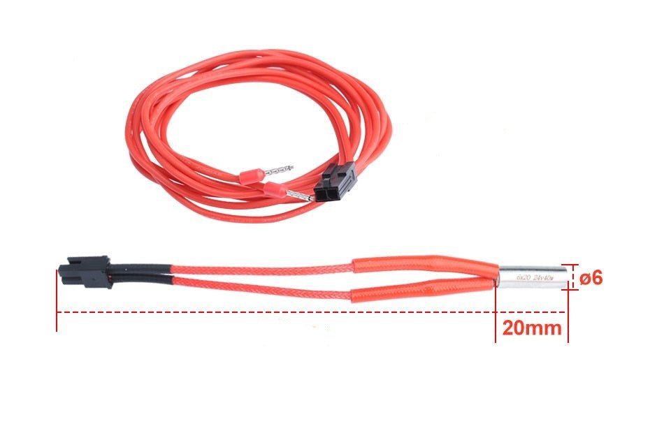 24V 40W Heater Cartridge DrHotSwap HotSwappable Universal For 3D Printer - 1.5m - 11877289 - DREMC STORE