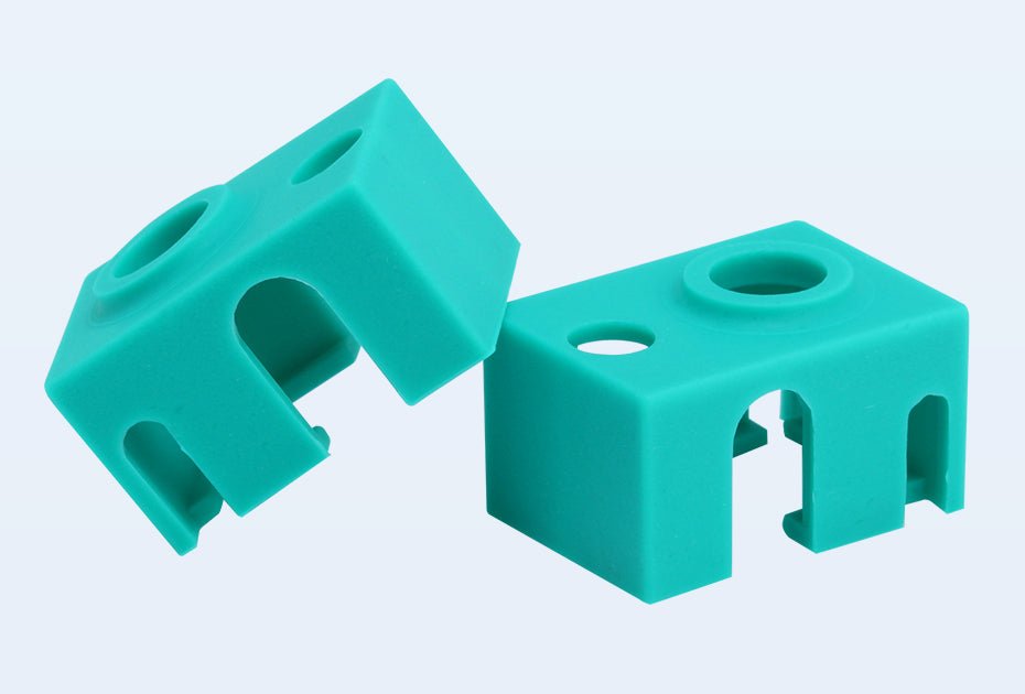 2pc high temp silicon socks (320°c) for V6 or Volcano Heater Blocks - V6 Heater Block - 27100841 - DREMC STORE