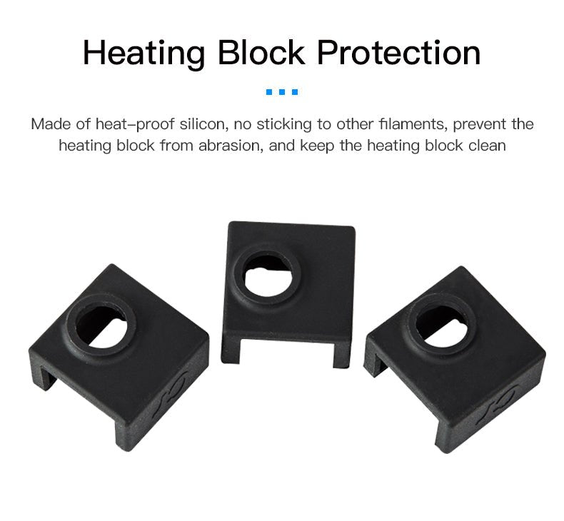 3PC Silicon Socks for Nozzle Block for CR - 10S Pro / MAX - 4004010018 / 3203030005 - DREMC STORE