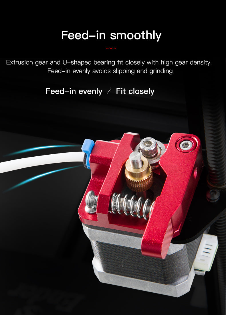 Red Metal Extruder Drive Feed Frame for Creality Ender 3 / Ender 5