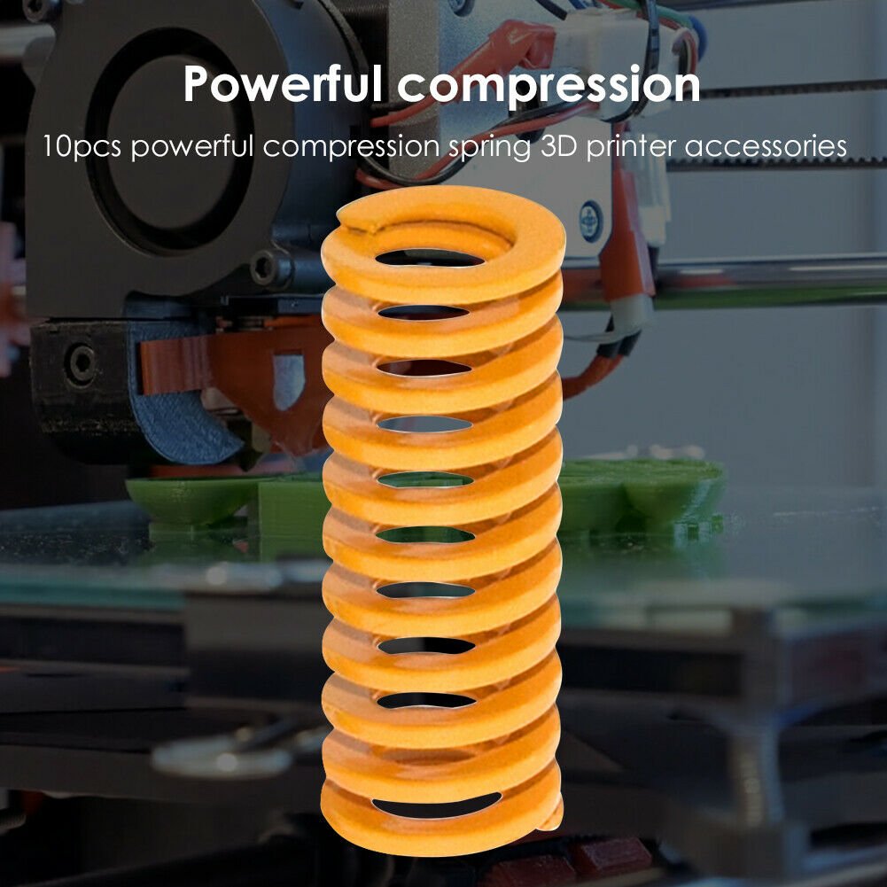 Ultra Stiff Spring 4Pcs 8mm OD Stiff Bed Leveling Springs for Creality Ender 3, CR-10, Vo