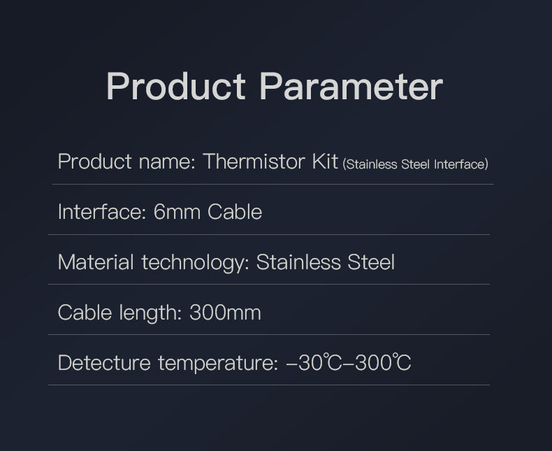Universal Semitec Cartridge Thermistor Kit for 3D Printers