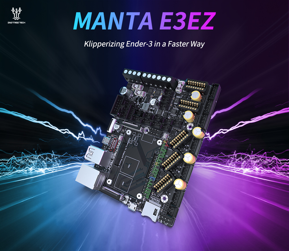 Bigtreetech Manta E3EZ V1.0 & 5x EZ2209 For Ender 3,5/CR10