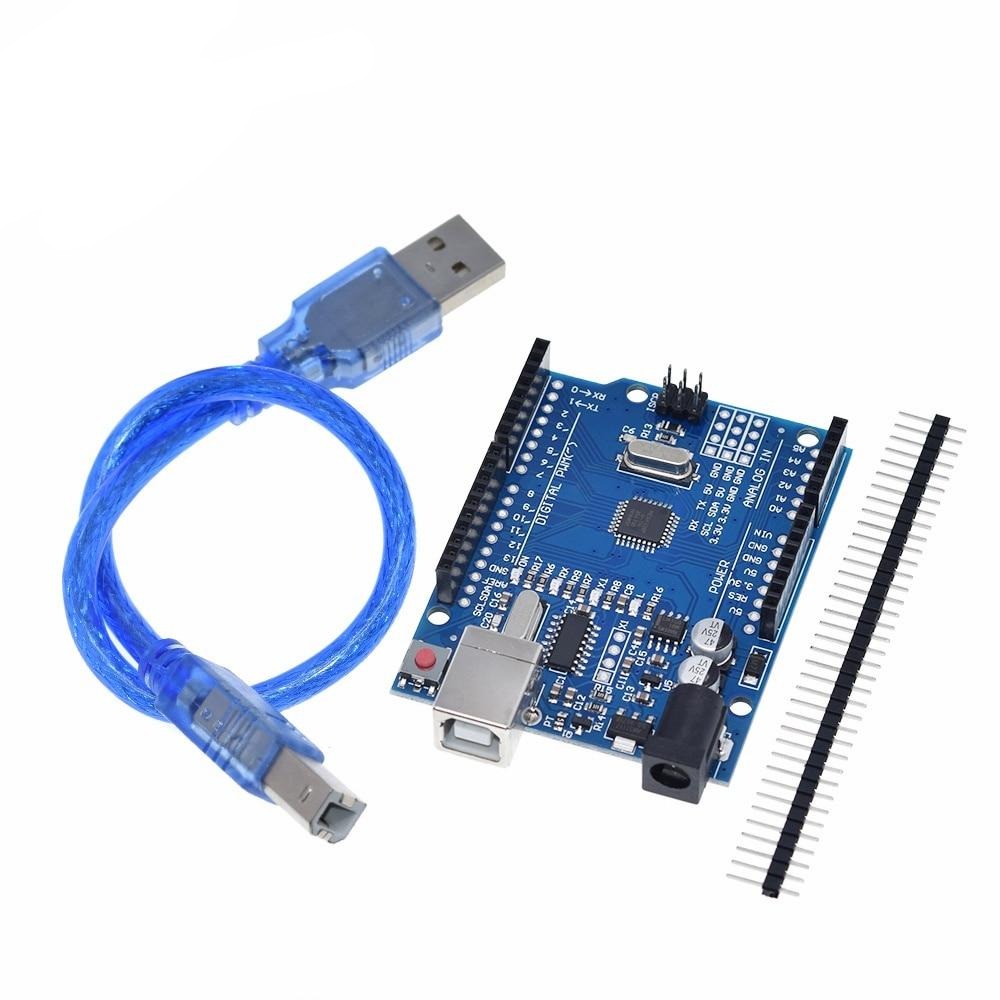 Uno R3 Compatible USB Cable Kit Board Development ATMega328P Soldered