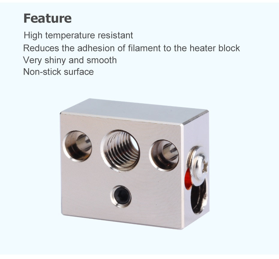 Ender 3 S1 Sprite hotend compatible copper heater block + silicone sock