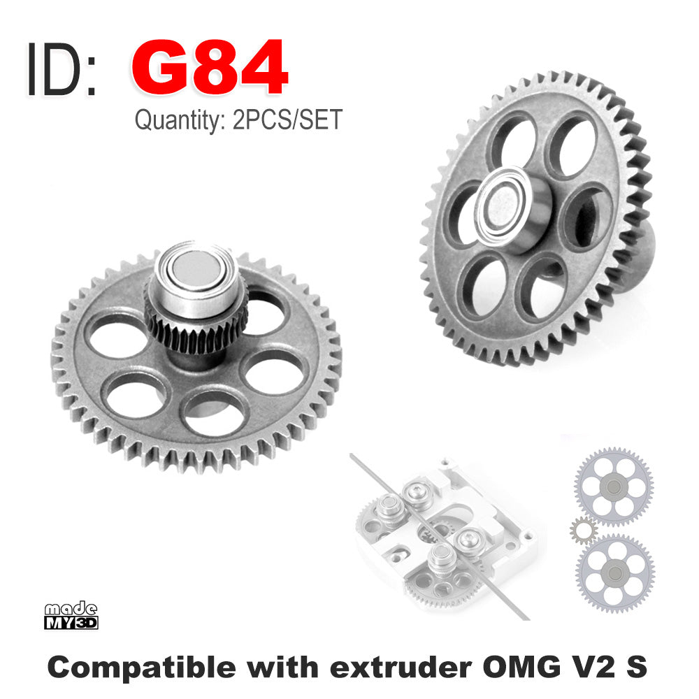 OMG V2S All Metal Dual Gear Extruder Spare Parts