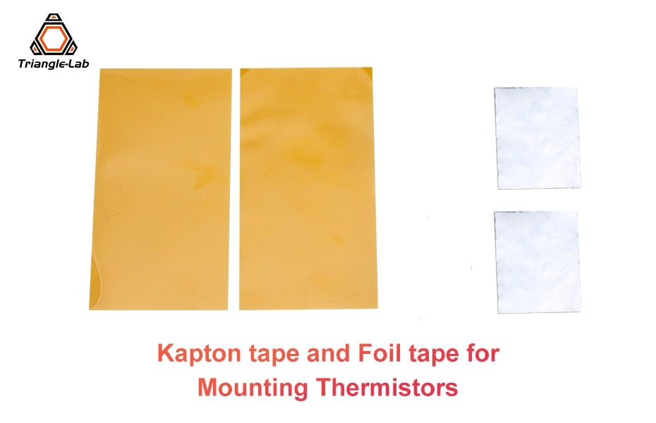 Kapton Tape & Foil Tape for 3D Printer Bed Thermistor