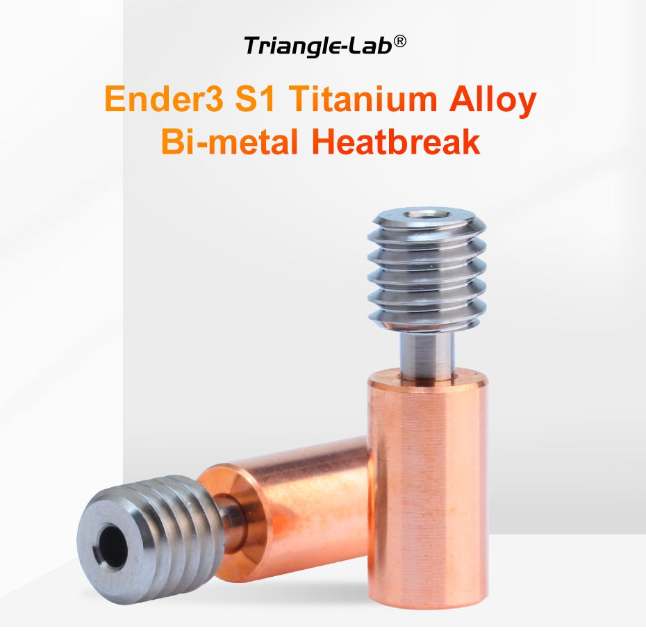 Titanium Alloy All Metal Heat Break for for Creality Ender 3 S1 / CR-10 Smart Pro / Sermoon