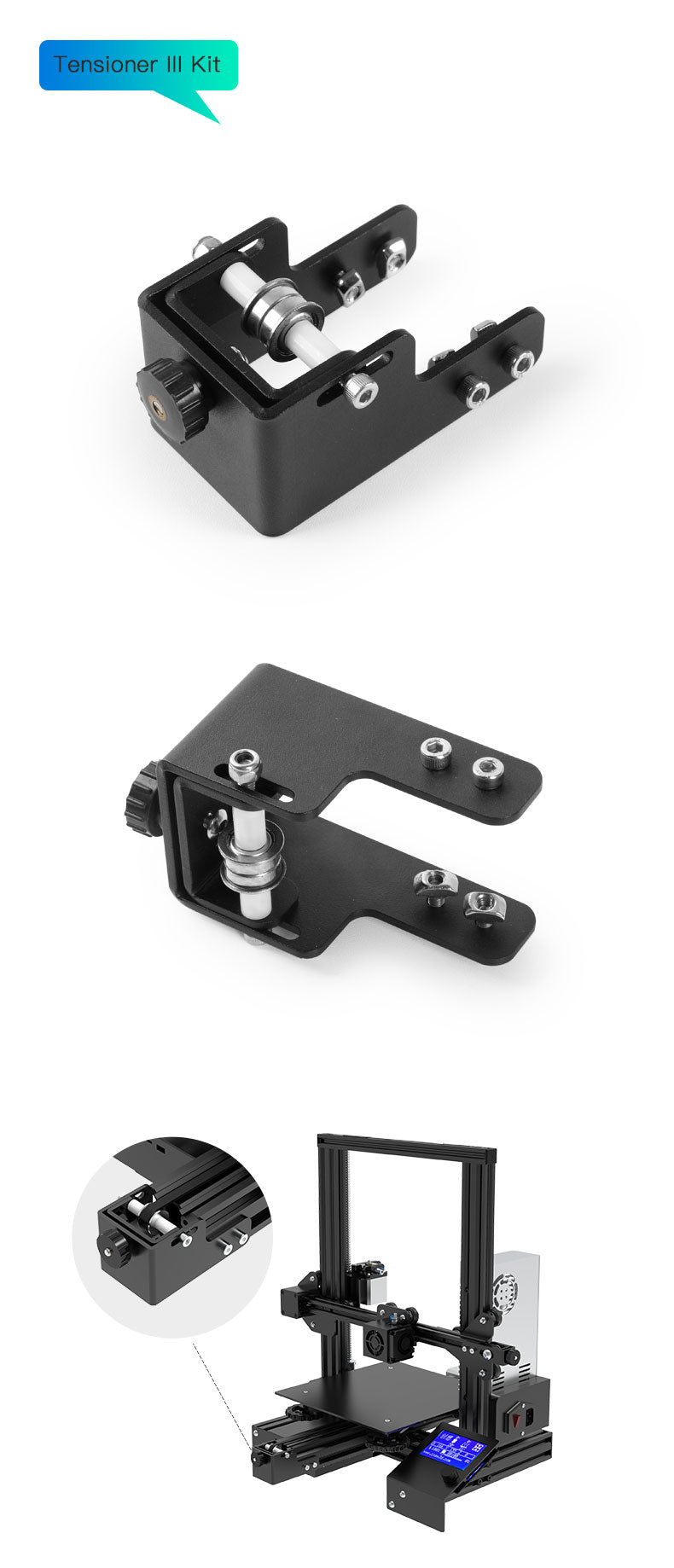 Timing Synchronous Belt Pulley Tensioner for Creality Ender 3/5 and CR-10 Series