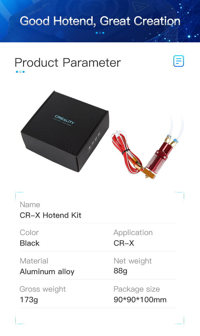 CR X Hotend Assembly