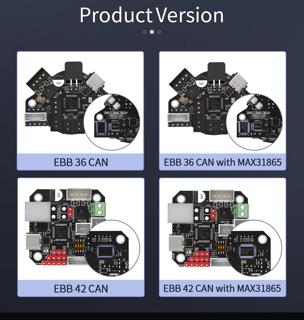 Bigtreetech EBB 36/42 MAX Can Bus for Klipper Hotend Tool Head Expansion Device - U2C V2.1 - 1030000107 - DREMC STORE