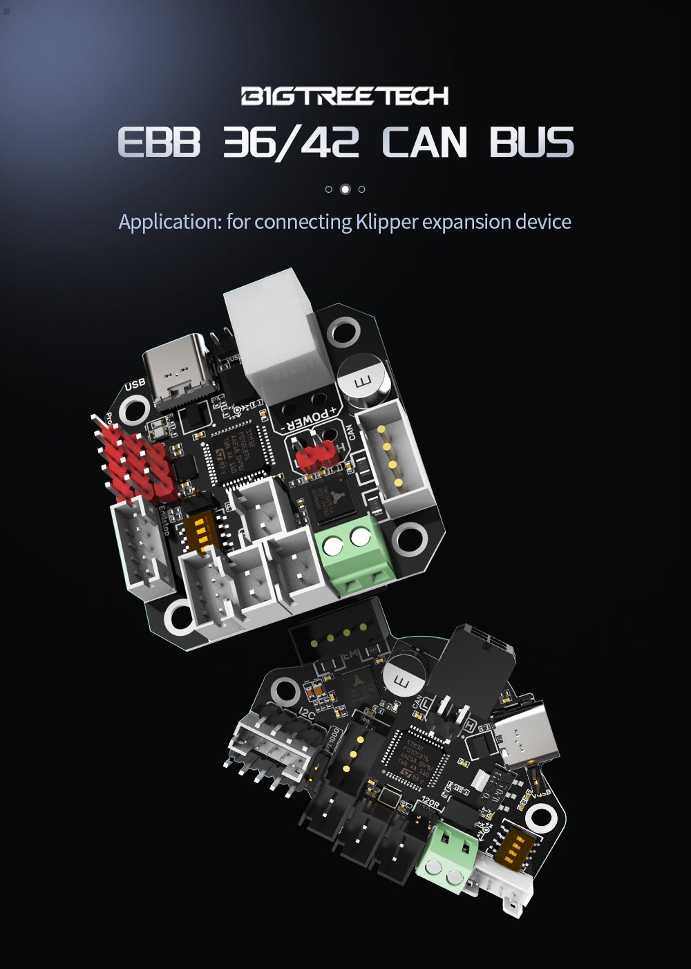 Bigtreetech EBB 36/42 MAX Can Bus for Klipper Hotend Tool Head Expansion Device - U2C V2.1 - 1030000107 - DREMC STORE