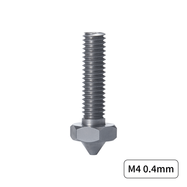 Bigtreetech H2 V2S Lite Extruder Spares (Nozzle, Heat Break, Heater Block) - Nozzle (Hardened Steel 0.4mm) - 3010010343 - DREMC STORE