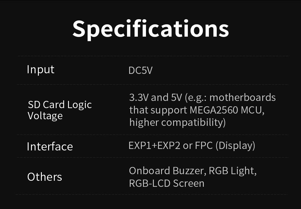 Bigtreetech Mini 12864 V2.0 LCD Screen RGB backlight Display - 1020000406 - DREMC STORE