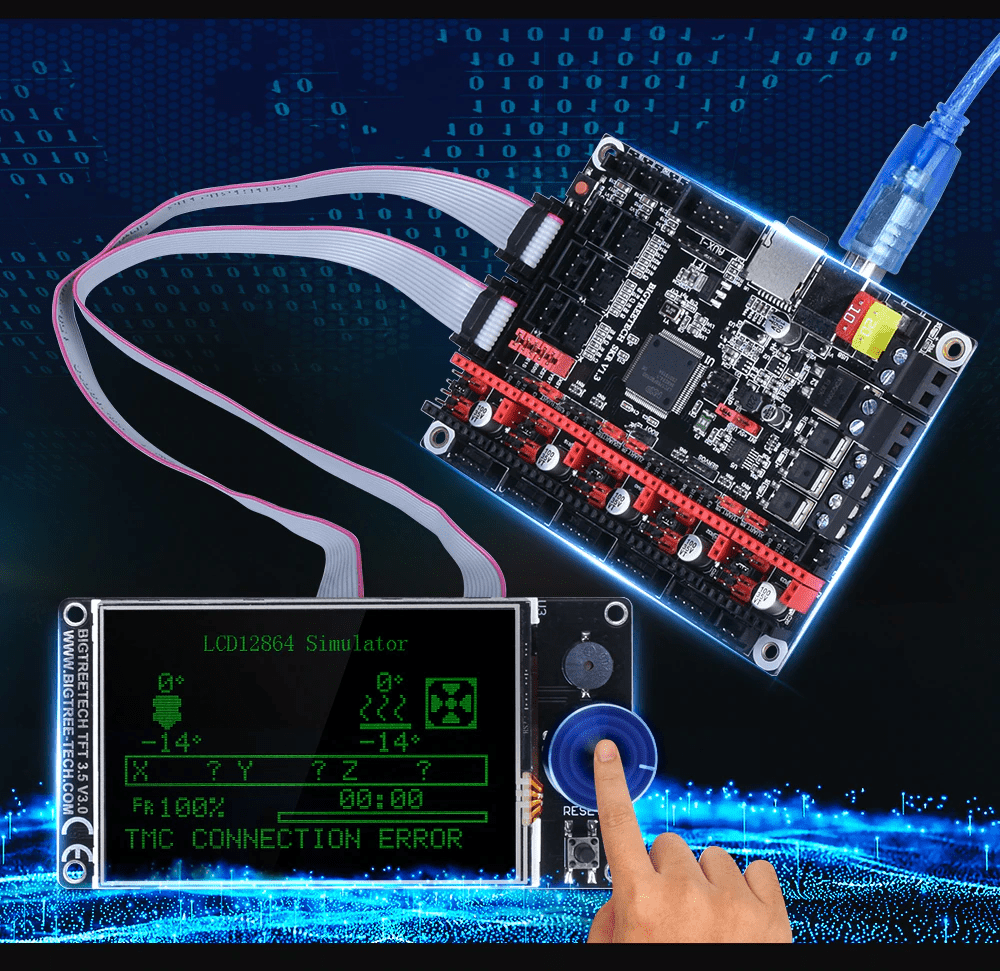 Bigtreetech TFT35 / TFT50 / TFT70 V3.0.1 Touch Screen/12864LCD - TFT35 - 1040000019 - DREMC STORE