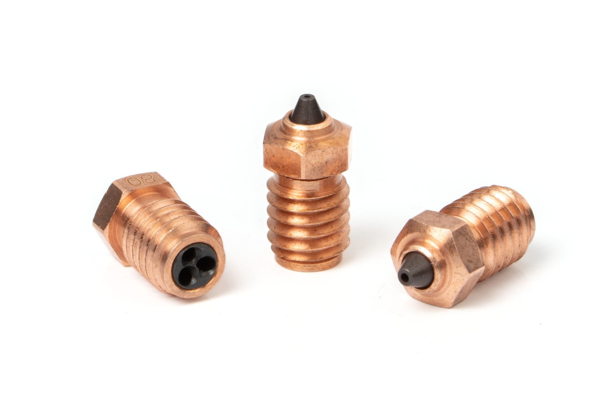 Bondtech CHT BiMetal RepRap V6 Coated Nozzle - Hardened Vanadium Steel - 0.4mm - 600 - A - CHT - MOS - 175 - 40 - DREMC STORE