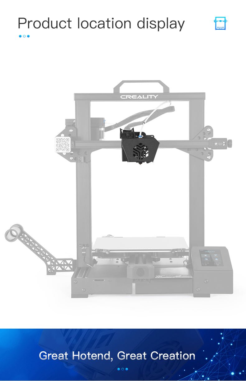 CR 6 SE Full Assembled Hotend Kit - 4001030016 - DREMC STORE