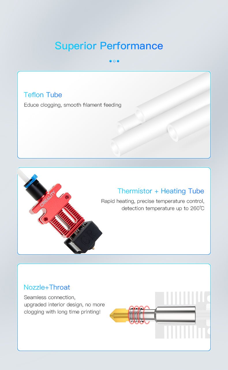 CR 6 SE Full Assembled Hotend Kit - 4001030016 - DREMC STORE