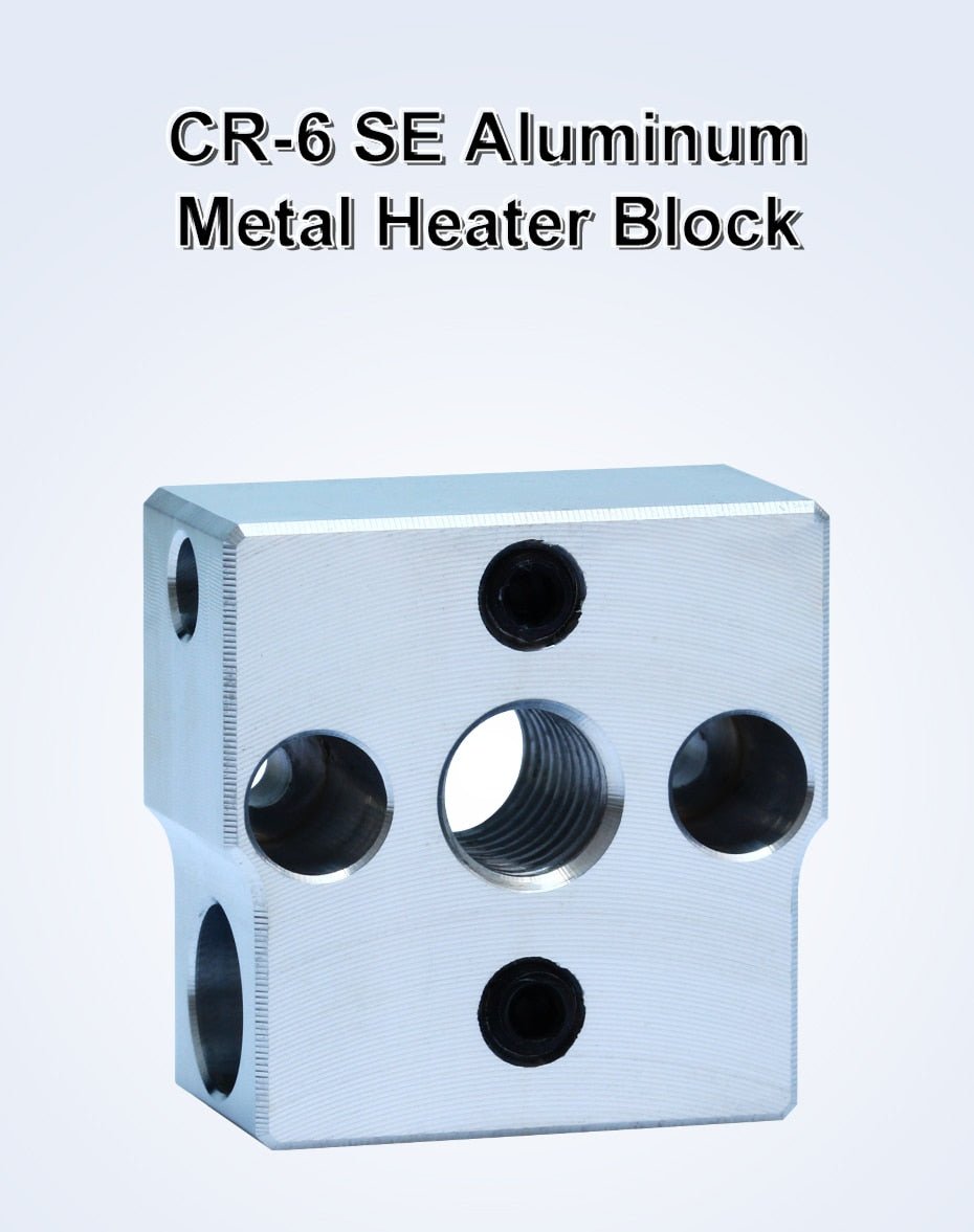 CR 6 SE / MAX / Ender 3 Neo Series Compatible Aluminum Heater Block - 83946665 - DREMC STORE