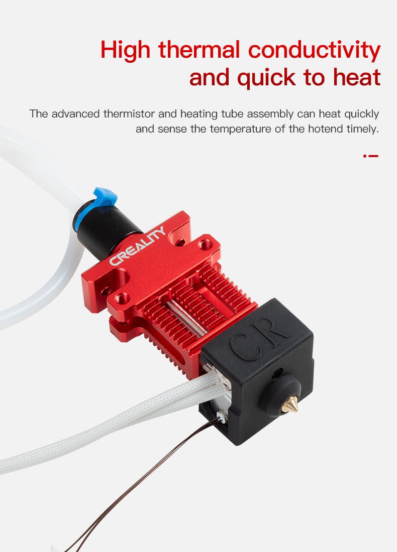 Creality CR 6 SE Hotend Kit with PTFE Tube + Heater Cartridge + Thermistors - 4001030042 - DREMC STORE