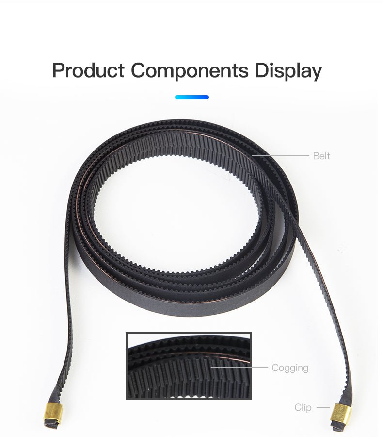 Creality CR X / CR 10S Pro X and Y - axis Synchronous Timing Belt - Y Axis Belt - 4001080014 - DREMC STORE
