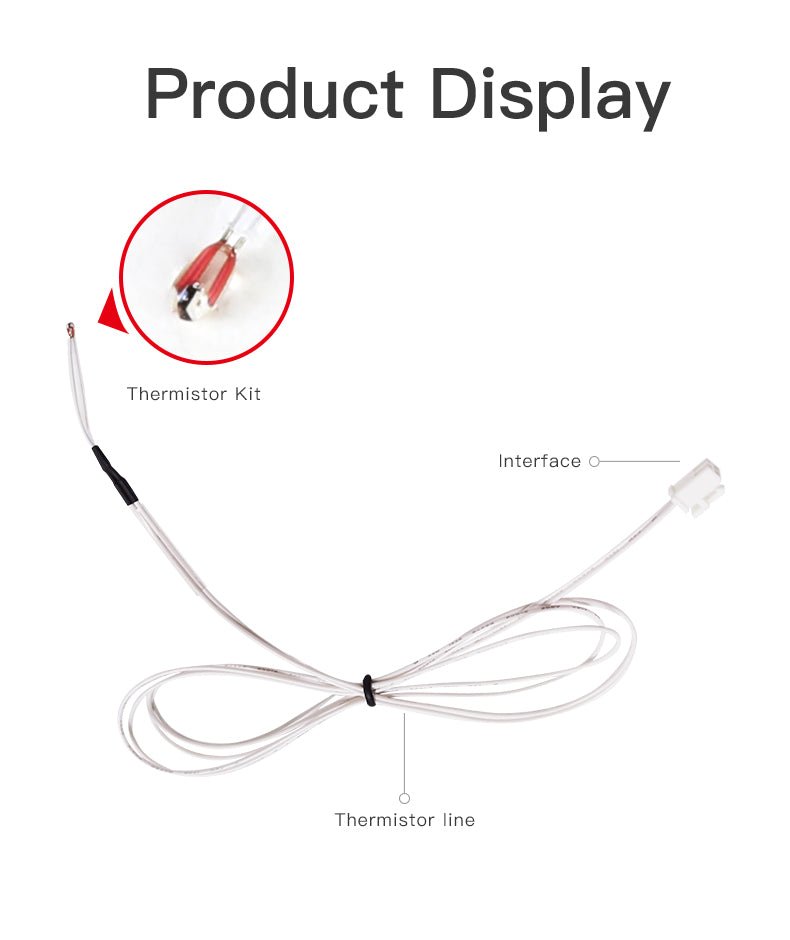 Creality Nozzle Thermistor for Ender 3 Series (Ender 3 V2/PRO) - 4004070007 - DREMC STORE