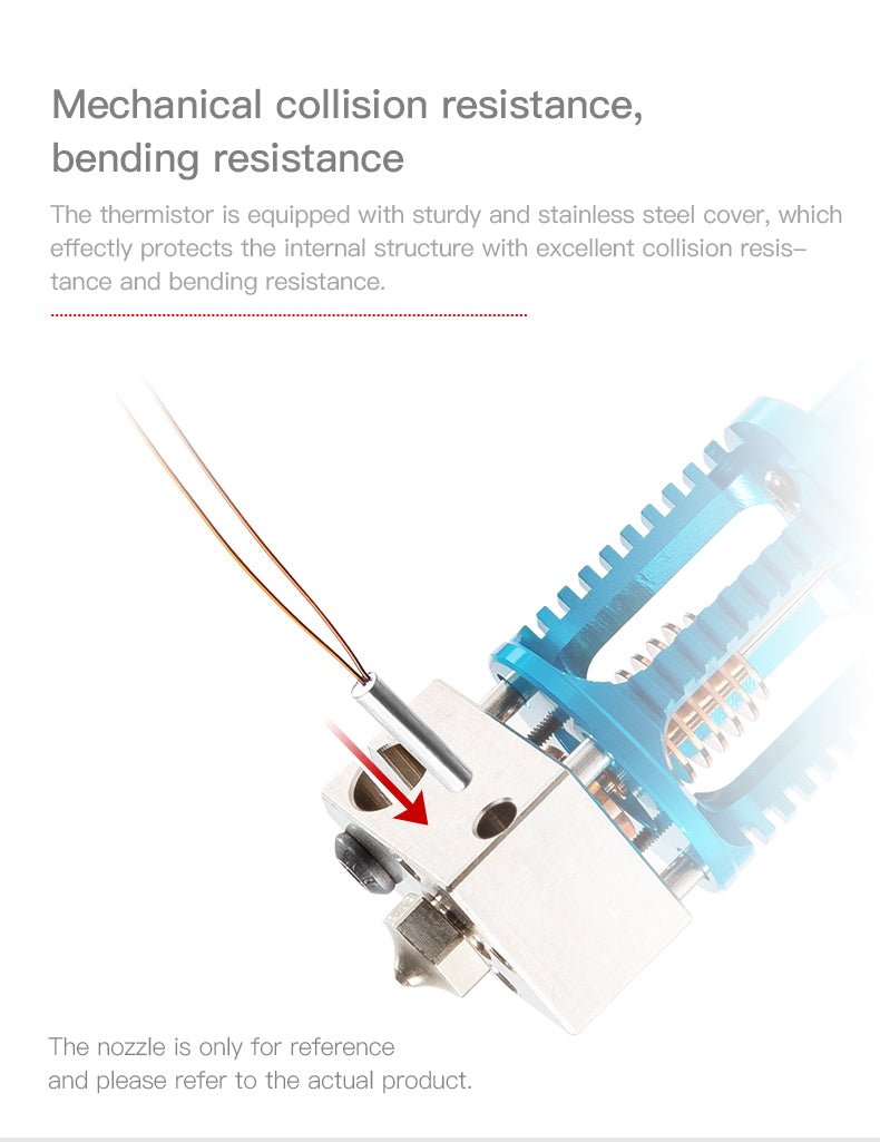 Creality Semitec Cartridge Thermistors Kit Upgrade - 4004070013 - DREMC STORE