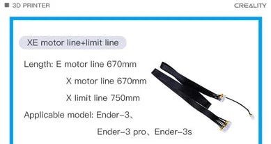 Creality X/Y/Extruder Axis Motor Cable & Limit Switch Cable For Ender 3 Series - X and Extruder - 3103080056 - DREMC STORE