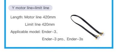 Creality X/Y/Extruder Axis Motor Cable & Limit Switch Cable For Ender 3 Series - Y - 4006030010 - DREMC STORE