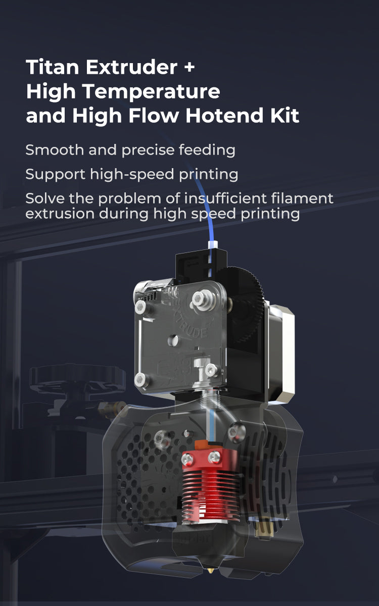 E3D Direct Drive Titan Extruder + High Flow Hotend Kit For Ender 3 v2