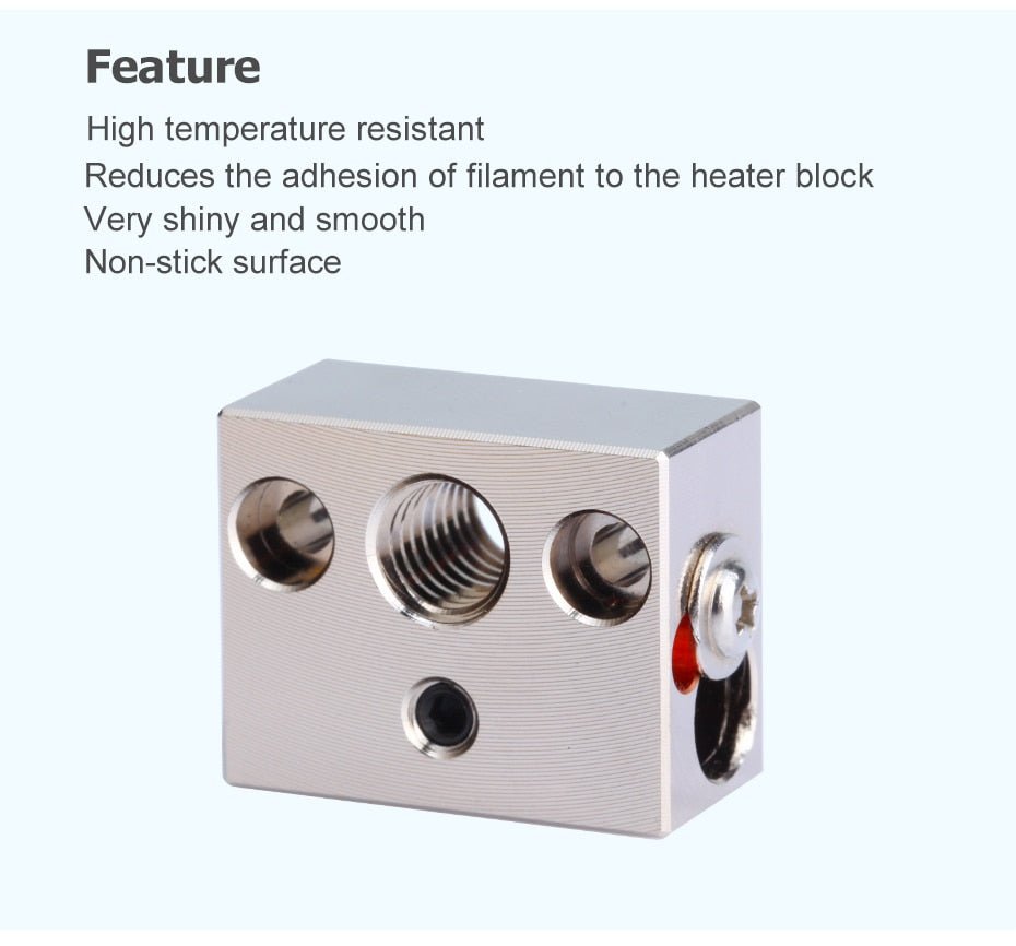 Ender 3 S1 Sprite hotend compatible copper heater block + silicone sock - 16363689 - DREMC STORE
