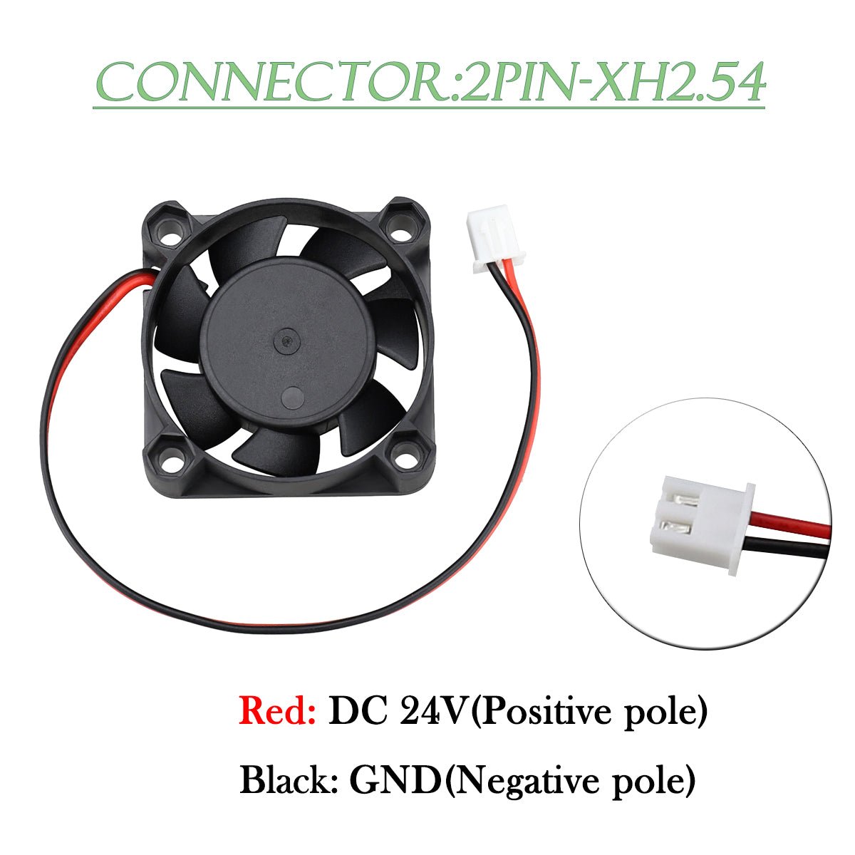 GDSTIME GDA 4010 Axial Fan 24v - GDA4010B24N75X252207F - DREMC STORE