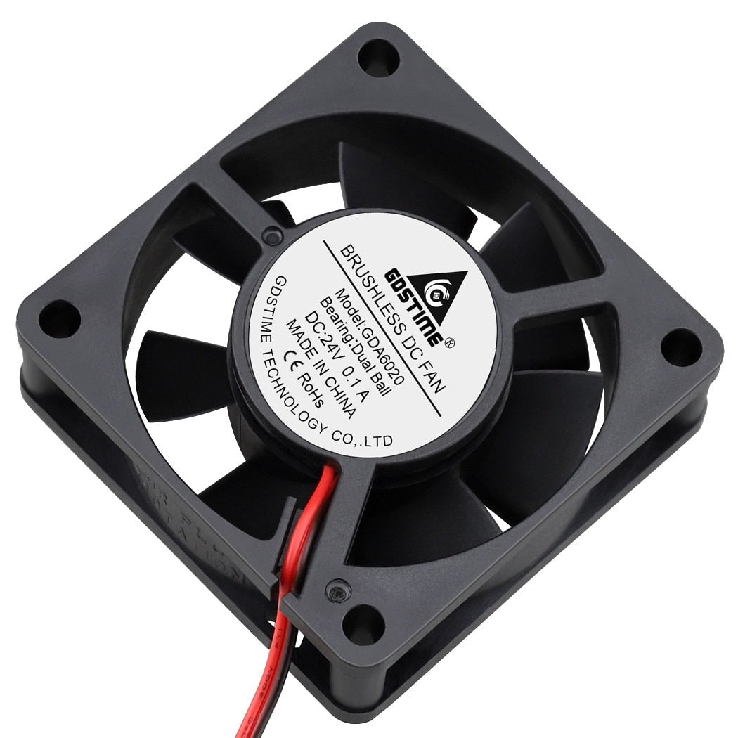 GDSTIME GDA 6020 Axial Fan 24v - GDA6020B24N50X252207F - DREMC STORE