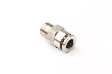 Heavy Duty Metal Pneumatic push fit Connector - 0.6mm - 12015 - DREMC STORE
