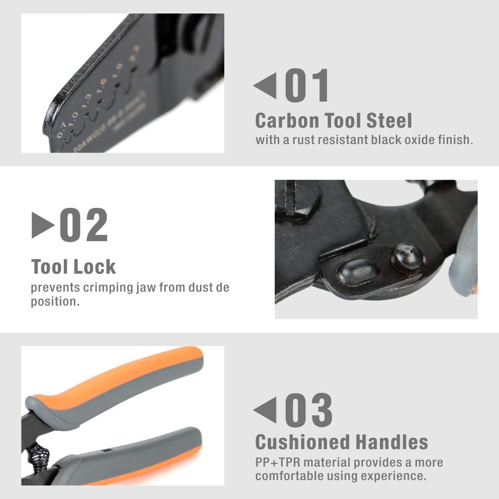 IWISS IWS - 2820M Mini Micro Open Barrel Crimping Tools - IWS - 2820M - DREMC STORE