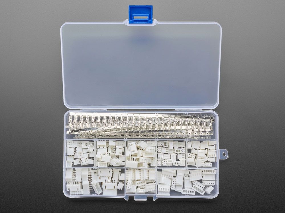 JST - XH 2.54mm Pitch Compatible Connector Kit - 560 Piece Kit - 47026345 - DREMC STORE