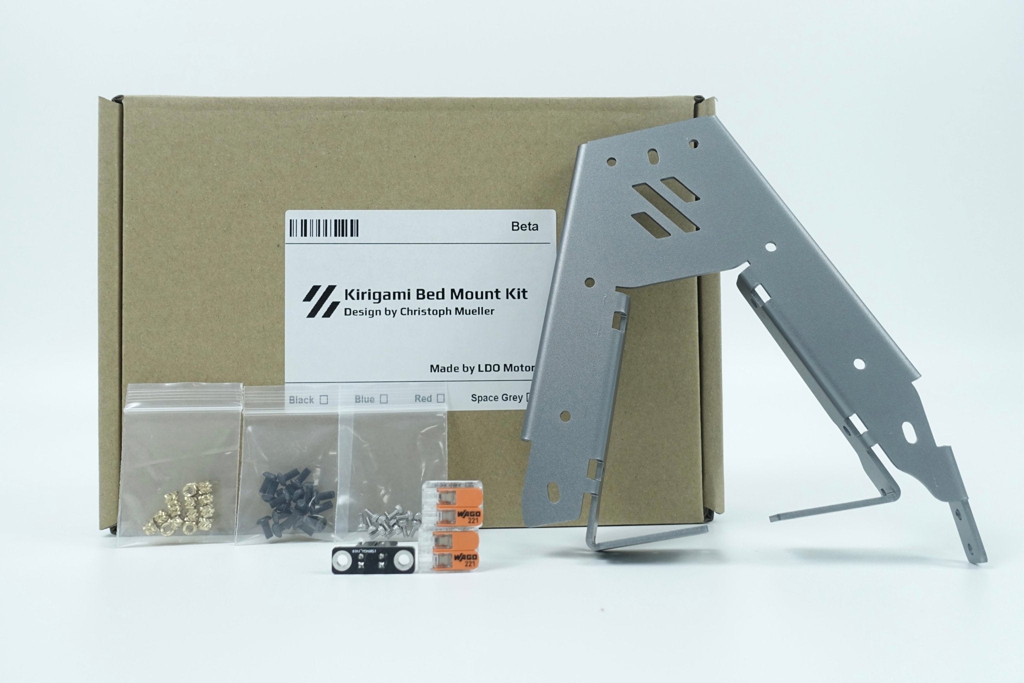 LDO Kirigami V0.1 Bed Upgrade for Voron 0 - Blue - LDO - VRN - KRGM - BED - BLU - DREMC STORE