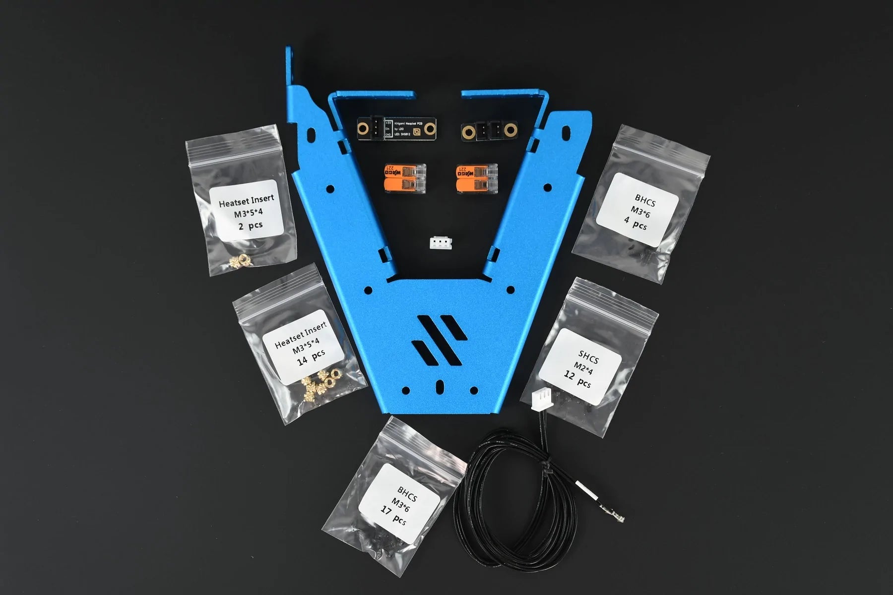 LDO Kirigami V0.1 Bed Upgrade for Voron 0 - Blue - LDO - VRN - KRGM - BED - BLU - DREMC STORE