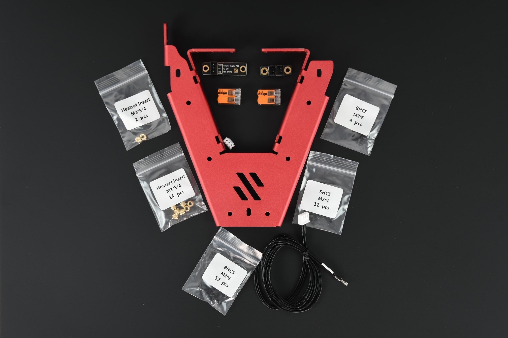 LDO Kirigami V0.1 Bed Upgrade for Voron 0 - Red - LDO - VRN - KRGM - BED - RED - DREMC STORE