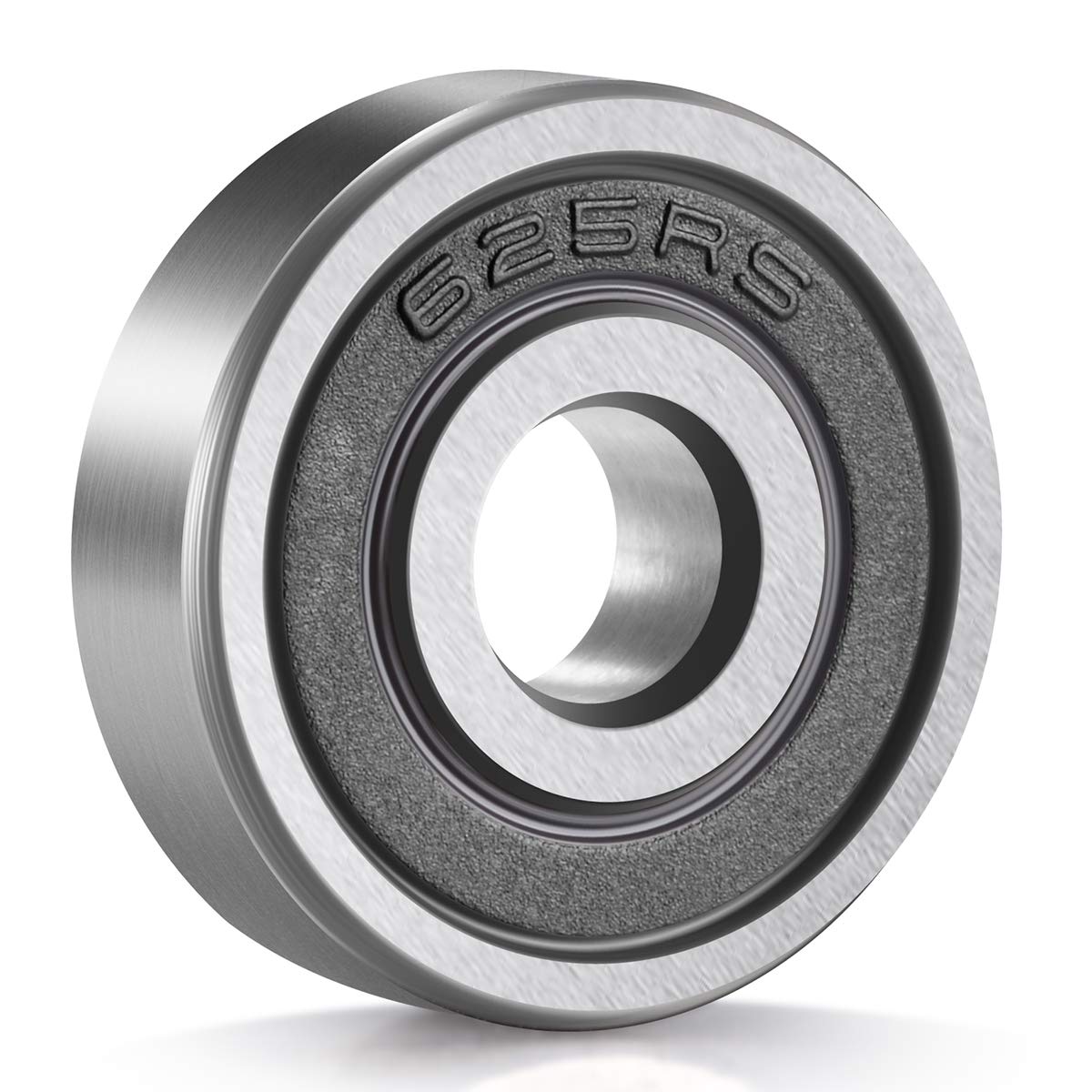 A deep groove ball bearing with the label 625RS on it, typically used in 3D printers.