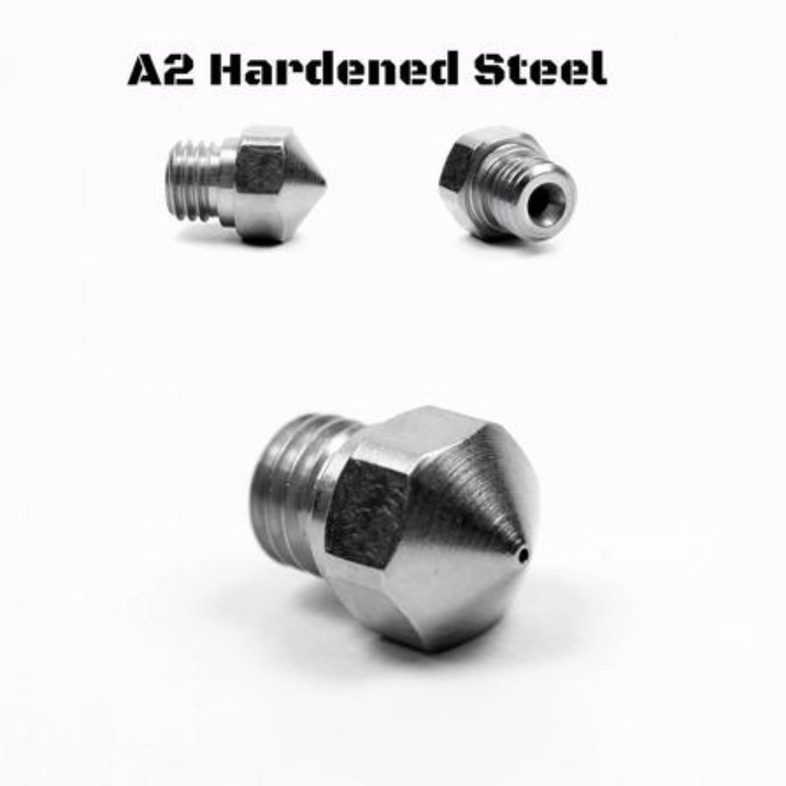 Micro Swiss A2 Hardened Steel Nozzle for MK10 All Metal Hotend - 0.4mm - M2558 - 04 - DREMC STORE