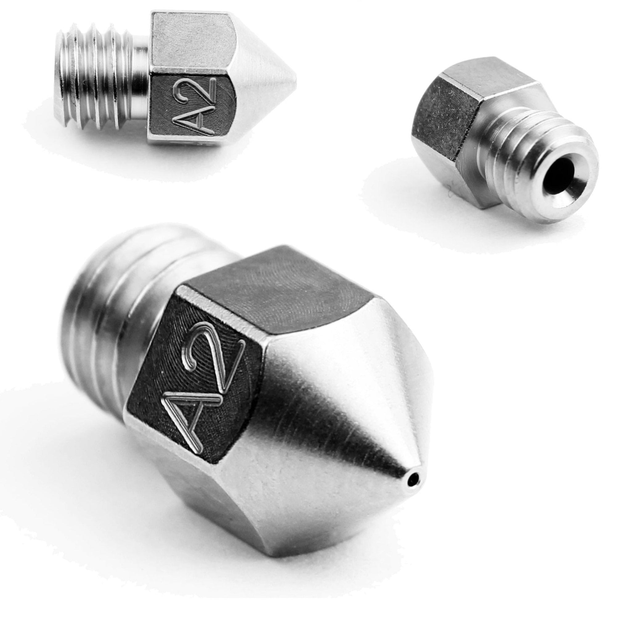 Micro Swiss A2 Hardened Steel Nozzle for MK8 (CR10 / Ender / Tornado / MakerBot) - 0.4mm - M2585 - 04 - DREMC STORE