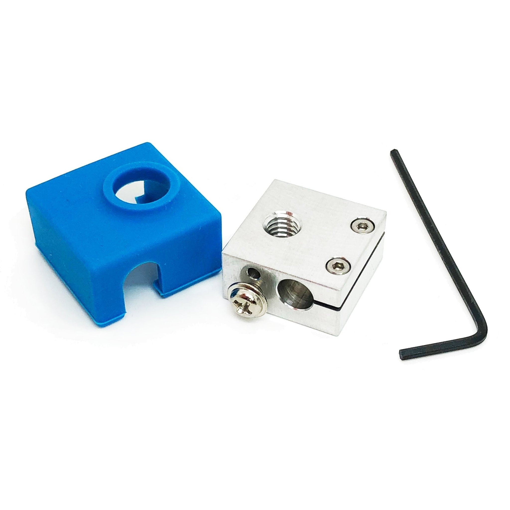 Micro Swiss Heater Block Upgrade with Silicone Sock for CR10 / Ender 2 / Ender 3 / ANET A8 Printers MK7, MK8, MK9 Hotends - M2587 - DREMC STORE