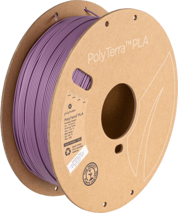 Panchroma™ Matte PLA (Formerly PolyTerra™ PLA) Filament 1.75mm 1kg - Muted Purple - PA04005 - DREMC STORE
