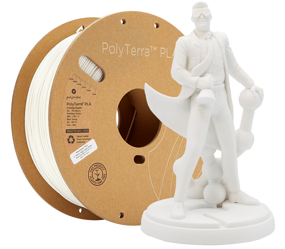 Panchroma™ Matte PLA (Formerly PolyTerra™ PLA) Filament 1.75mm 1kg - Fossil Grey - PM70824 - DREMC STORE