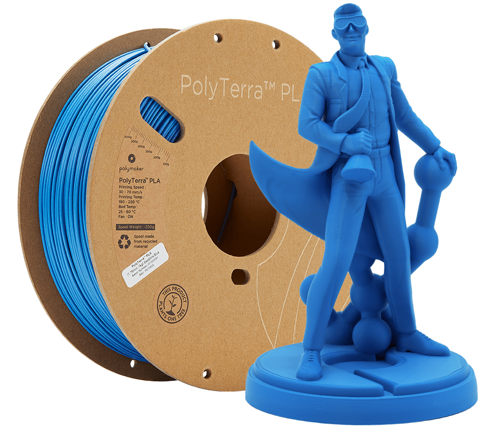 Panchroma™ Matte PLA (Formerly PolyTerra™ PLA) Filament 1.75mm 1kg - Sapphire Blue - PM70828 - DREMC STORE