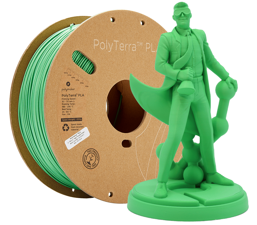 Panchroma™ Matte PLA (Formerly PolyTerra™ PLA) Filament 1.75mm 1kg - Forest Green - PM70846 - DREMC STORE
