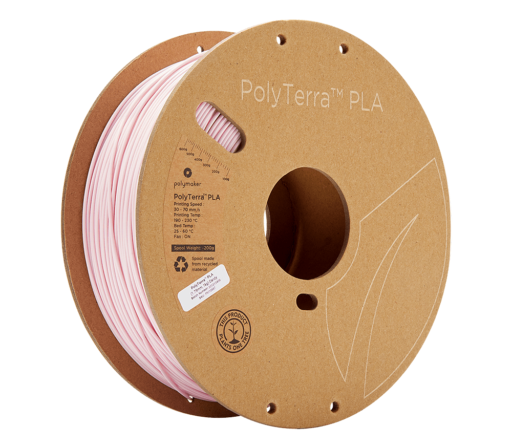 Panchroma™ Matte PLA (Formerly PolyTerra™ PLA) Filament 1.75mm 1kg - Sakura Pink - PM70908 - DREMC STORE