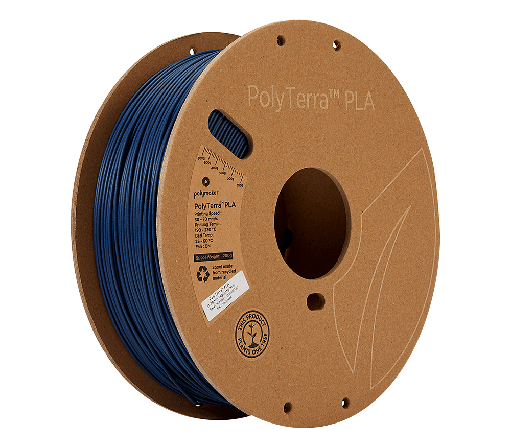 Panchroma™ Matte PLA (Formerly PolyTerra™ PLA) Filament 1.75mm 1kg - Army Blue - PM70956 - DREMC STORE