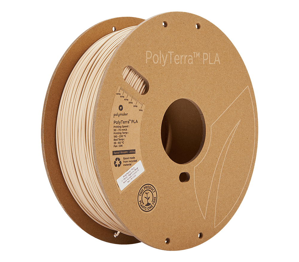 Panchroma™ Matte PLA (Formerly PolyTerra™ PLA) Filament 1.75mm 1kg - Army Beige - PM70980 - DREMC STORE